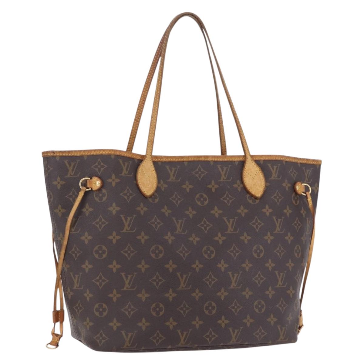 LOUIS VUITTON Monogram Neverfull MM Tote Bag M40156 LV Auth 203490