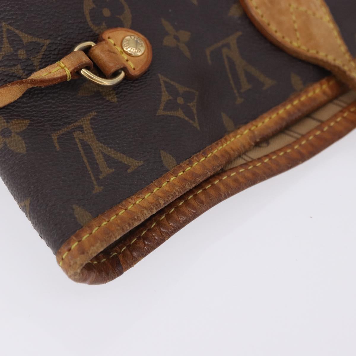 LOUIS VUITTON Monogram Neverfull MM Tote Bag M40156 LV Auth 203490
