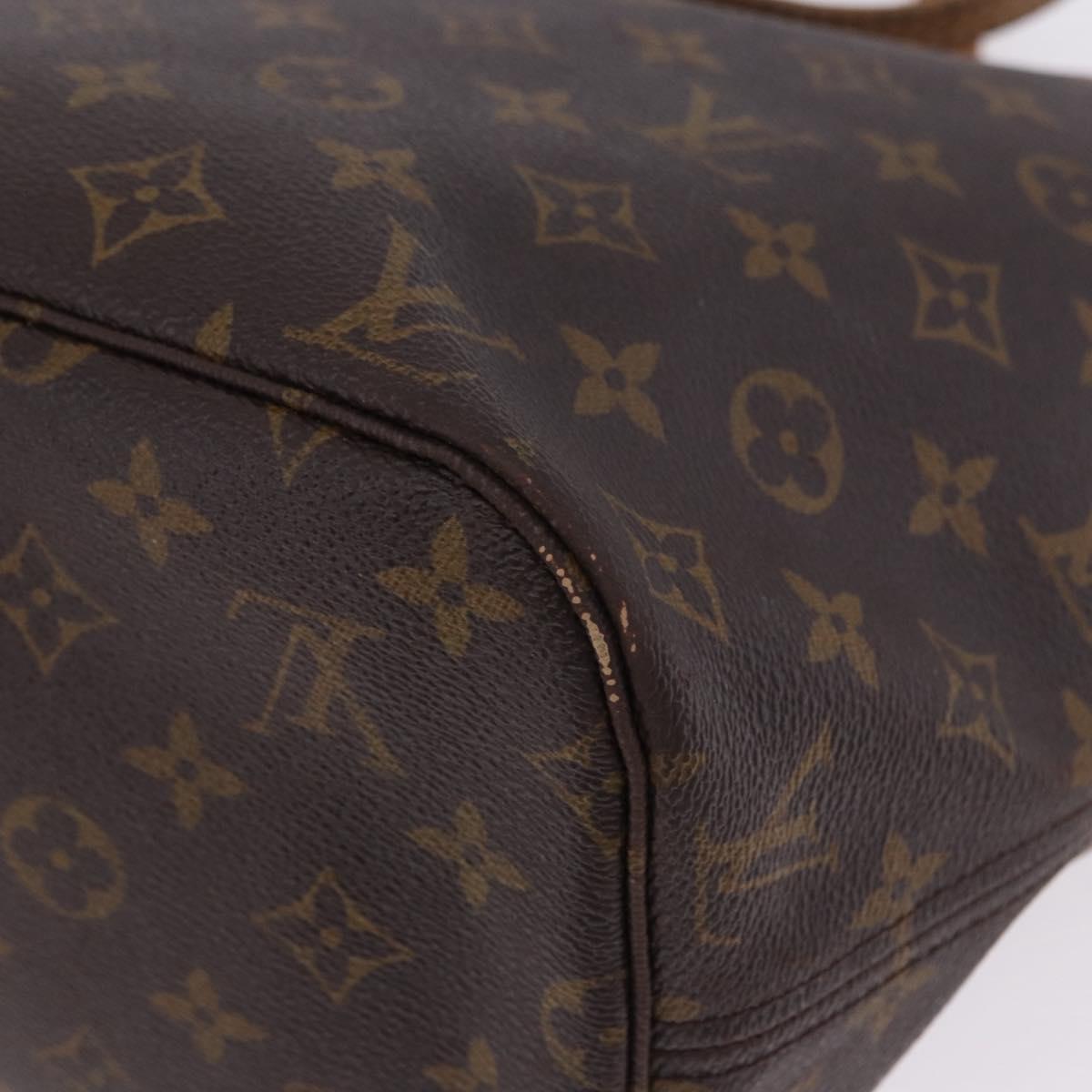 LOUIS VUITTON Monogram Neverfull MM Tote Bag M40156 LV Auth 203490