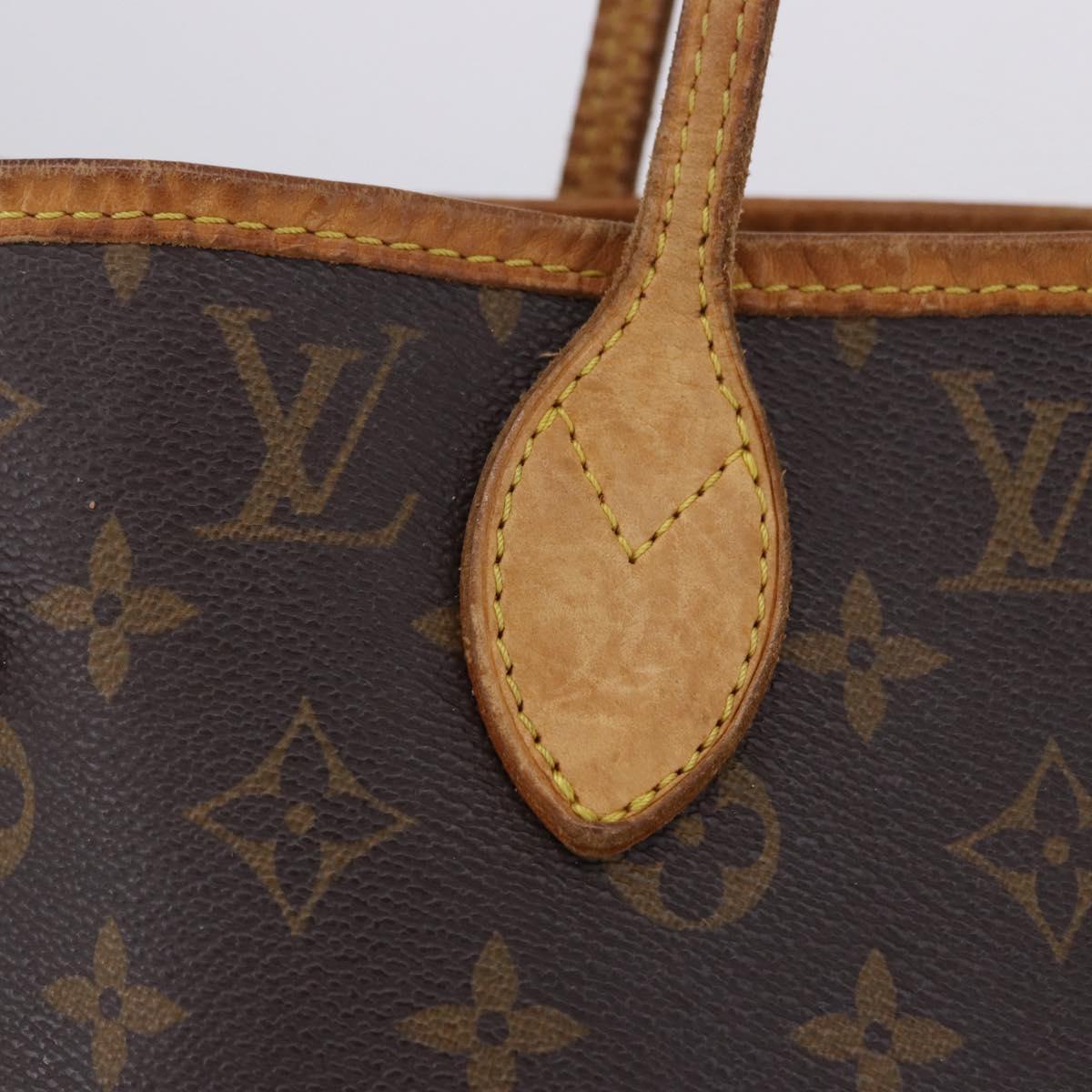 LOUIS VUITTON Monogram Neverfull MM Tote Bag M40156 LV Auth 203490
