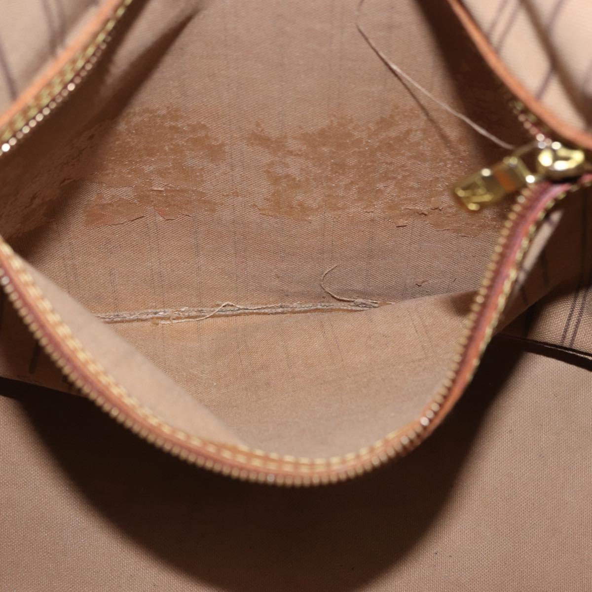 LOUIS VUITTON Monogram Neverfull MM Tote Bag M40156 LV Auth 203490