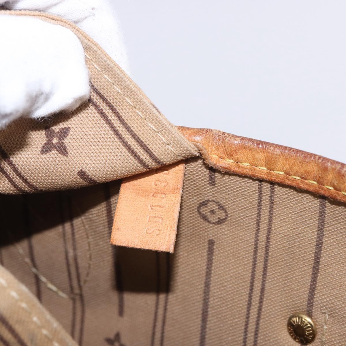 LOUIS VUITTON Monogram Neverfull MM Tote Bag M40156 LV Auth 203490