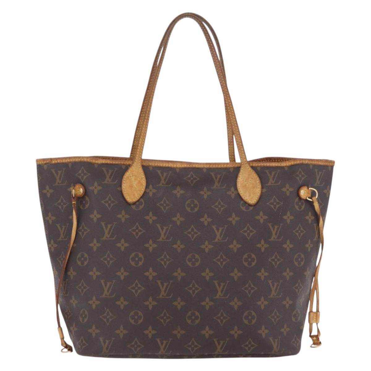 LOUIS VUITTON Monogram Neverfull MM Tote Bag M40156 LV Auth 203490