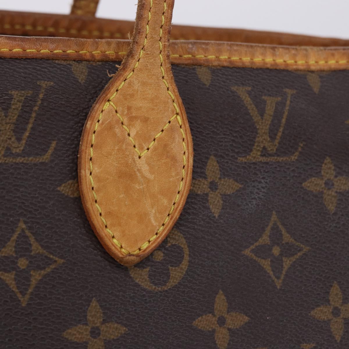 LOUIS VUITTON Monogram Neverfull MM Tote Bag M40156 LV Auth 203490
