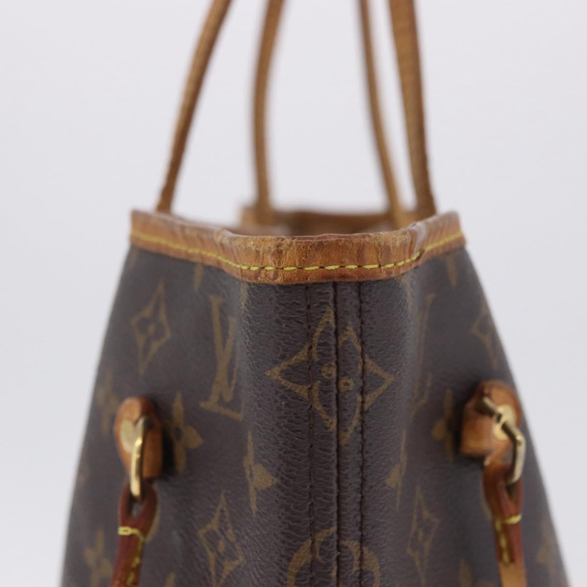LOUIS VUITTON Monogram Neverfull MM Tote Bag M40156 LV Auth 203490