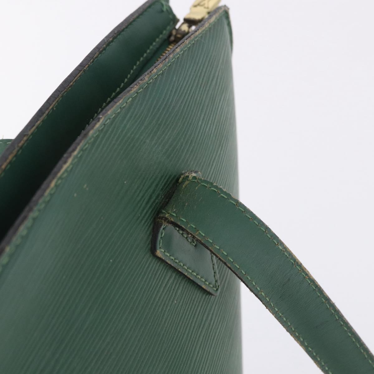 LOUIS VUITTON Epi Saint Jacques Shopping Shoulder Bag Green M52264 Auth 203492