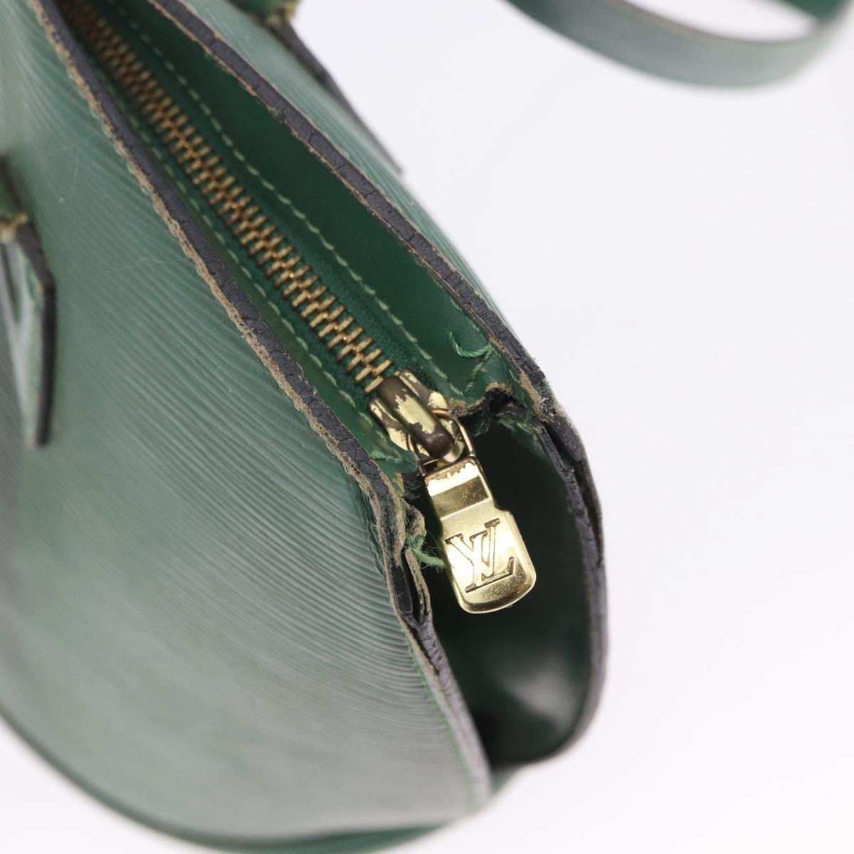 LOUIS VUITTON Epi Saint Jacques Shopping Shoulder Bag Green M52264 Auth 203492