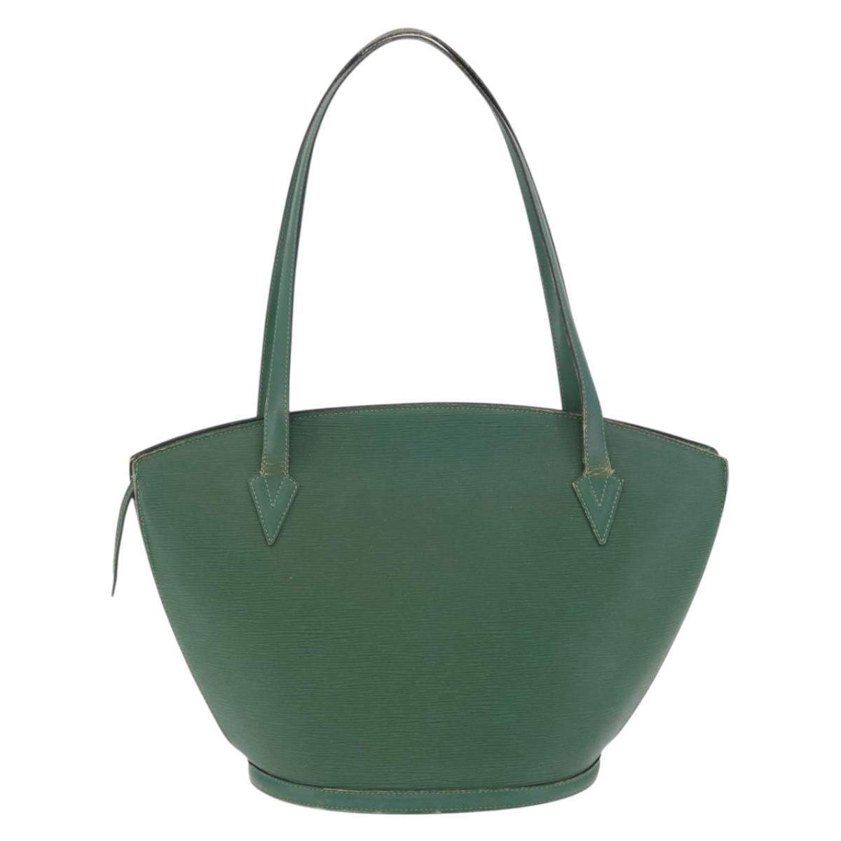 LOUIS VUITTON Epi Saint Jacques Shopping Shoulder Bag Green M52264 Auth 203492