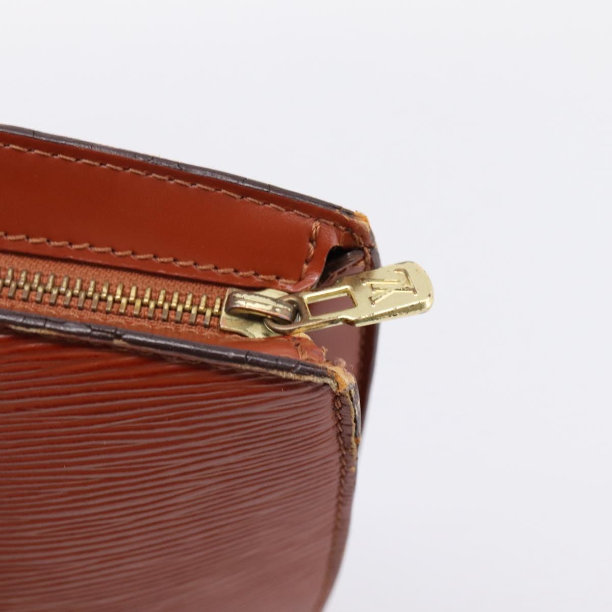 LOUIS VUITTON Epi Saint Jacques Shopping Shoulder Bag Brown M52263 Auth 203493