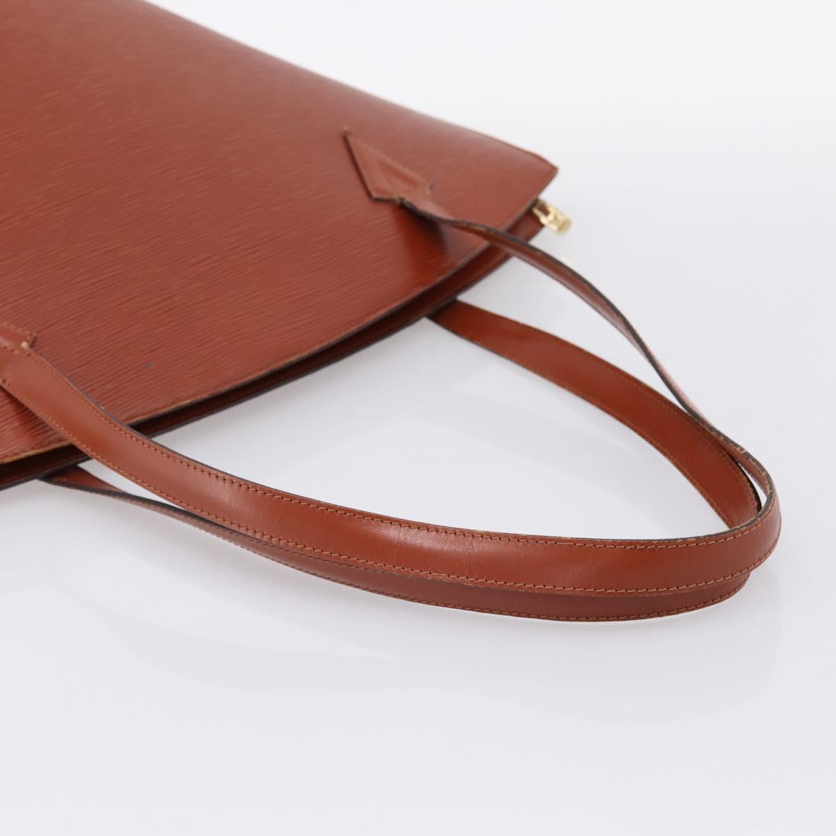 LOUIS VUITTON Epi Saint Jacques Shopping Shoulder Bag Brown M52263 Auth 203493
