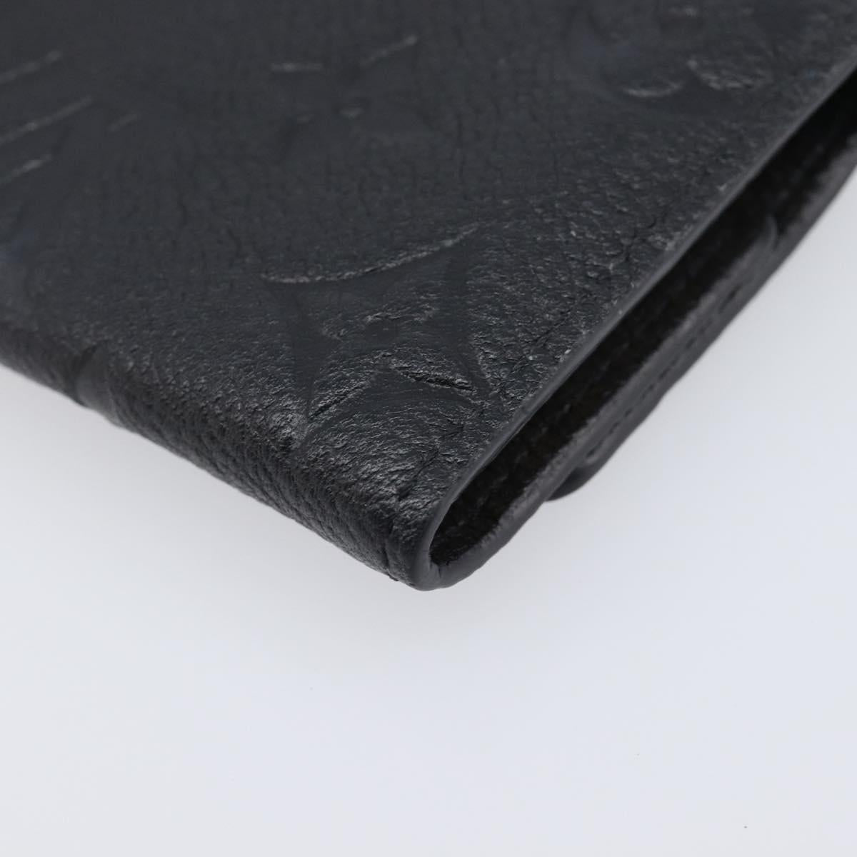 LOUIS VUITTON Empreinte Multicles 6 Key Case Black M64421 LV Auth 203628
