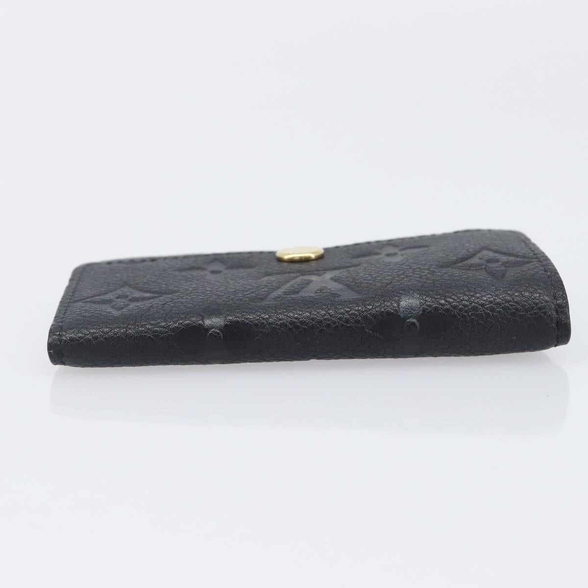 LOUIS VUITTON Empreinte Multicles 6 Key Case Black M64421 LV Auth 203628