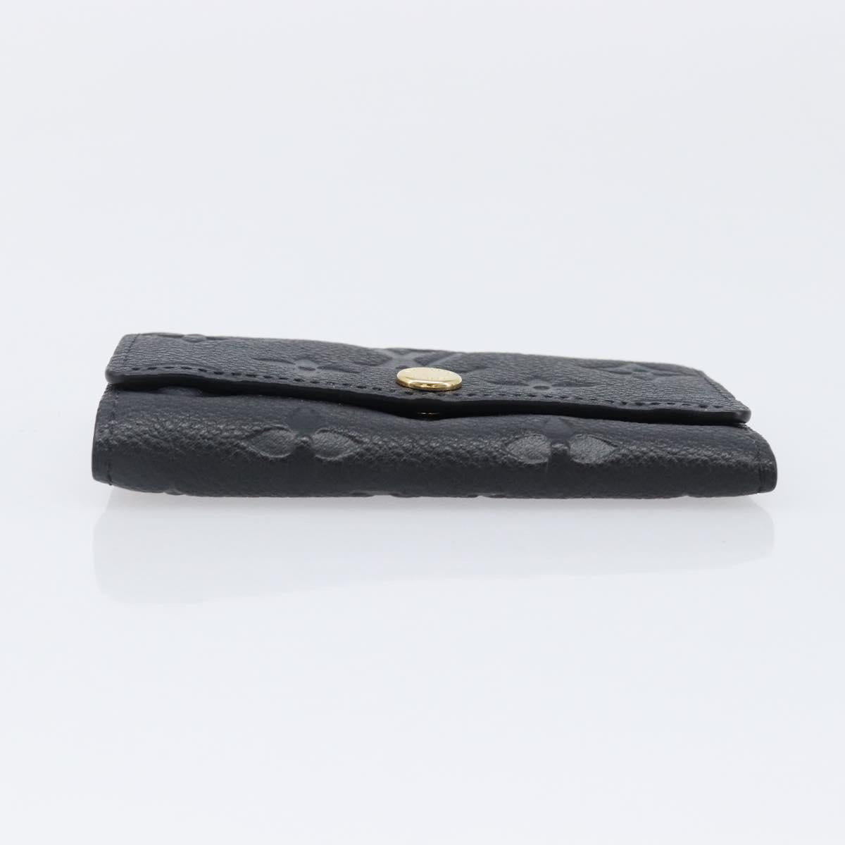LOUIS VUITTON Empreinte Multicles 6 Key Case Black M64421 LV Auth 203628