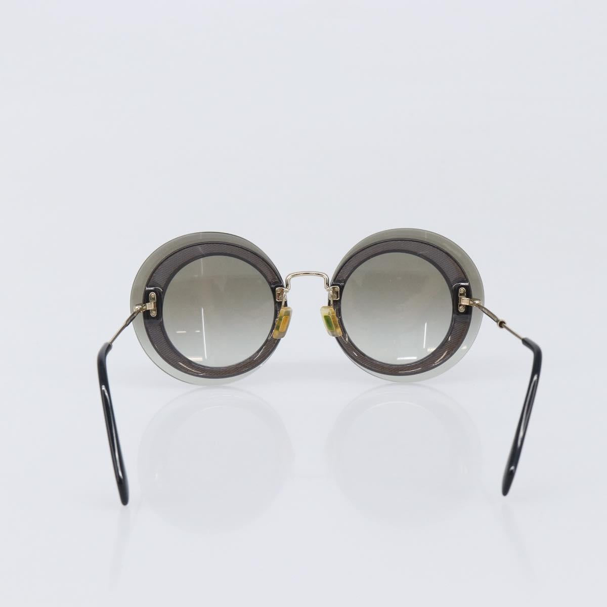 Miu Miu Sunglasses Plastic Gold Tone Auth 203629