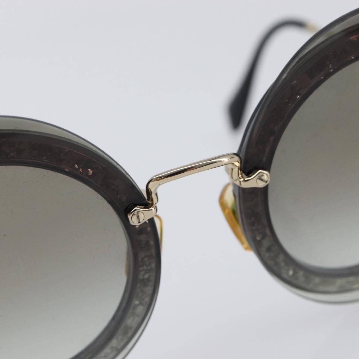 Miu Miu Sunglasses Plastic Gold Tone Auth 203629