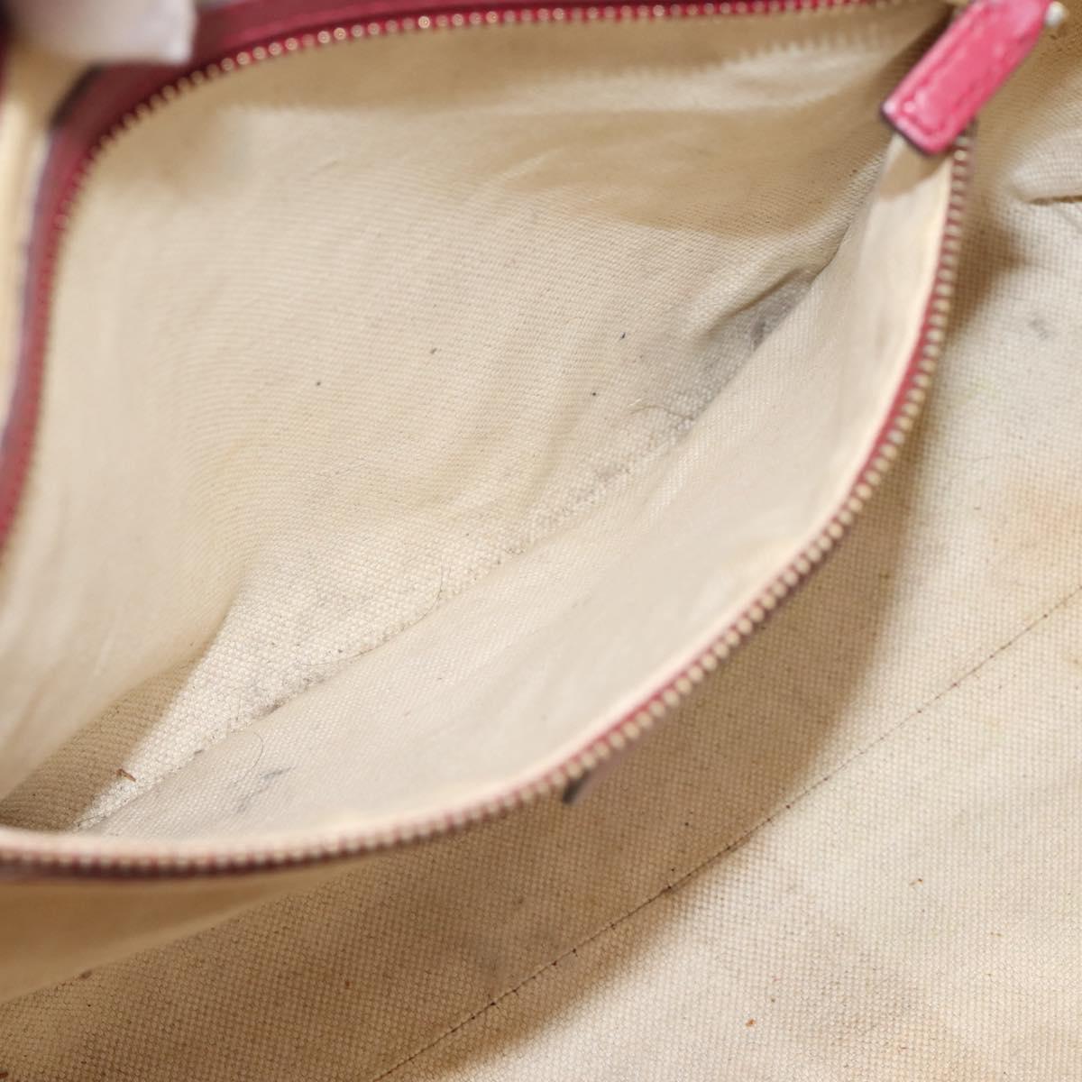GUCCI GG Canvas Tote Bag Beige Gold 257069 Auth 203640
