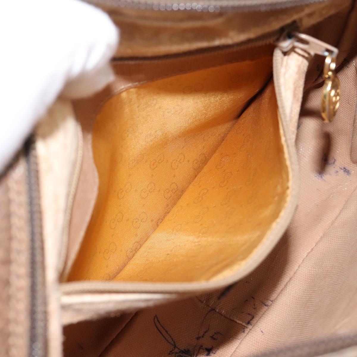 GUCCI GG Supreme Shoulder Bag PVC Beige Gold 007 115 6423 Auth 203641