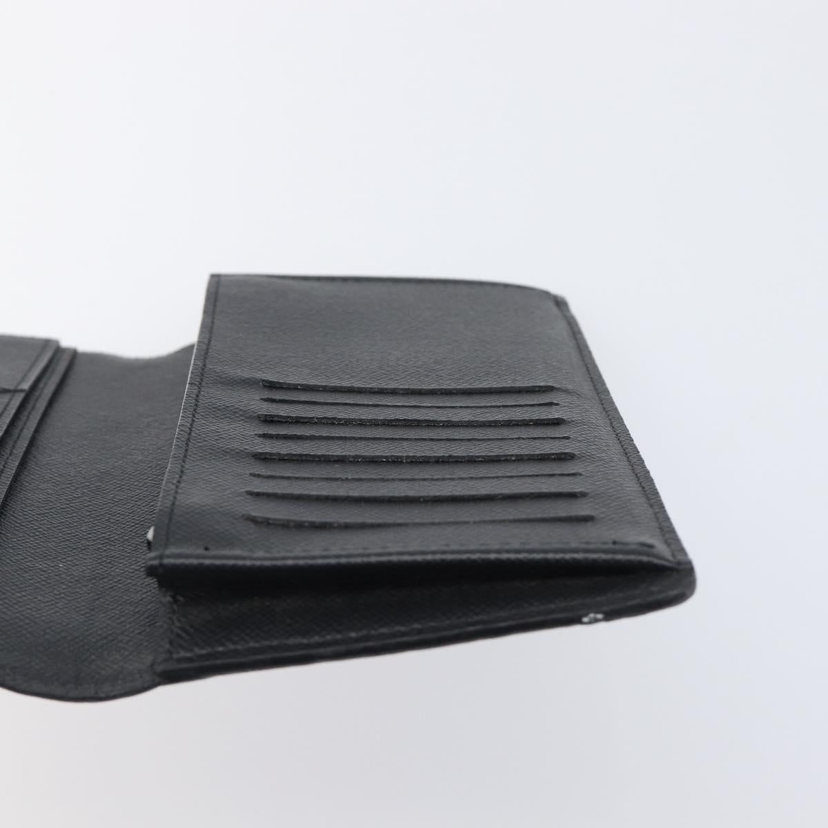 LOUIS VUITTON Monogram Eclipse Portefeuille Braza Wallet M61697 LV Auth 203645