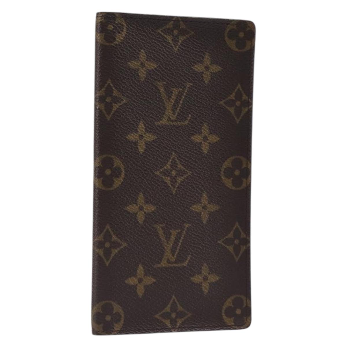 LOUIS VUITTON Monogram Porte Cartes Credit Billfold Wallet M60825 LV Auth 203646