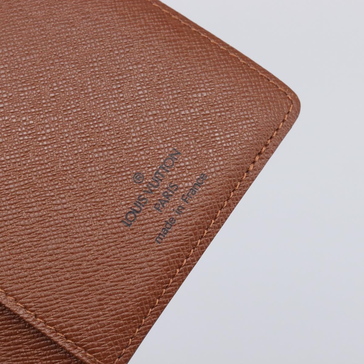 LOUIS VUITTON Monogram Porte Cartes Credit Billfold Wallet M60825 LV Auth 203646