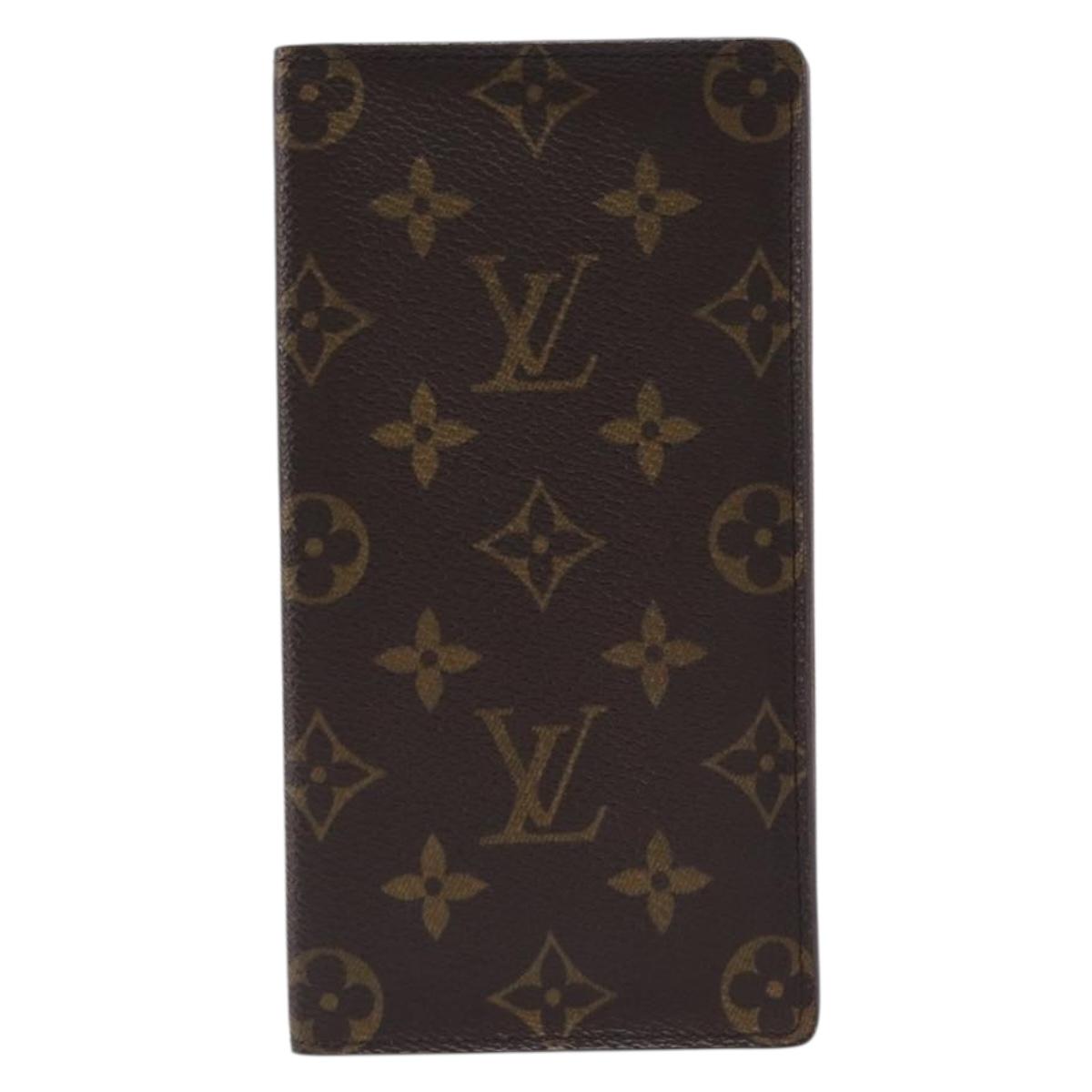 LOUIS VUITTON Monogram Porte Cartes Credit Billfold Wallet M60825 LV Auth 203646