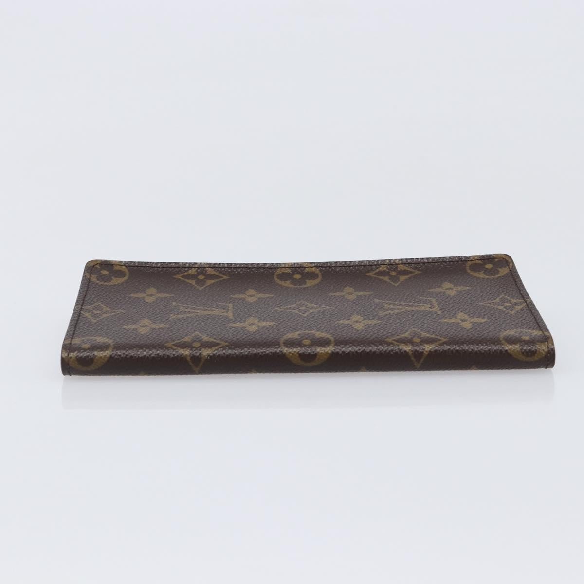 LOUIS VUITTON Monogram Porte Cartes Credit Billfold Wallet M60825 LV Auth 203646