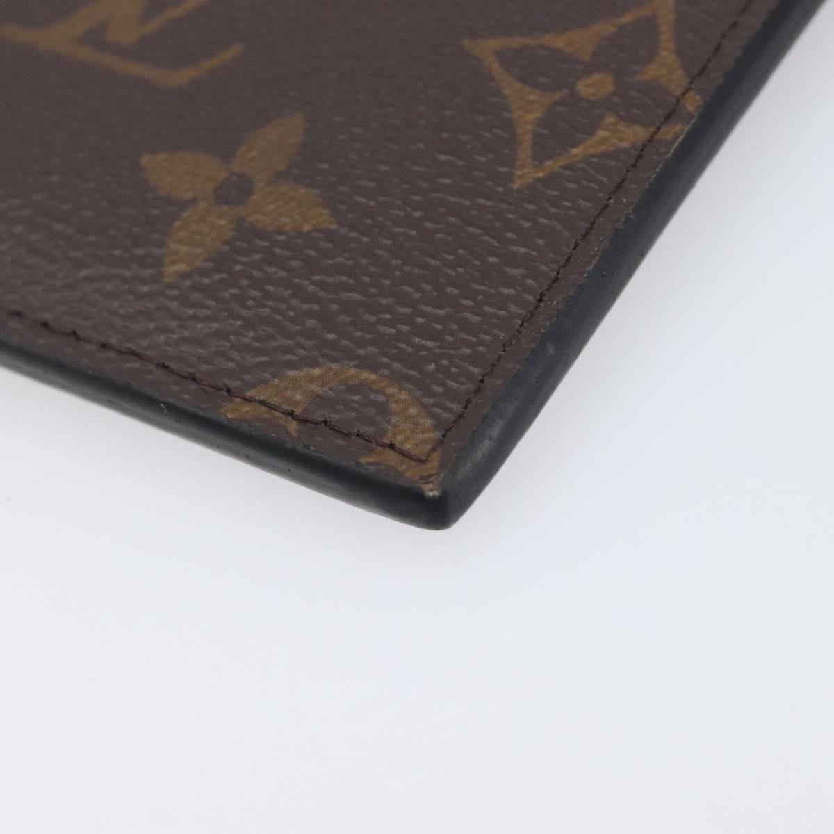 LOUIS VUITTON Monogram Macassar Coin Card Holder Green M82913 LV Auth 203665A