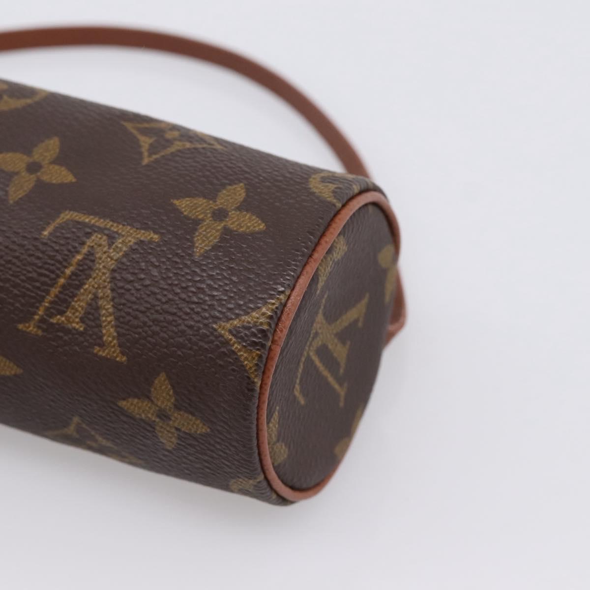 LOUIS VUITTON Monogram Papillon Pouch LV Auth 203668
