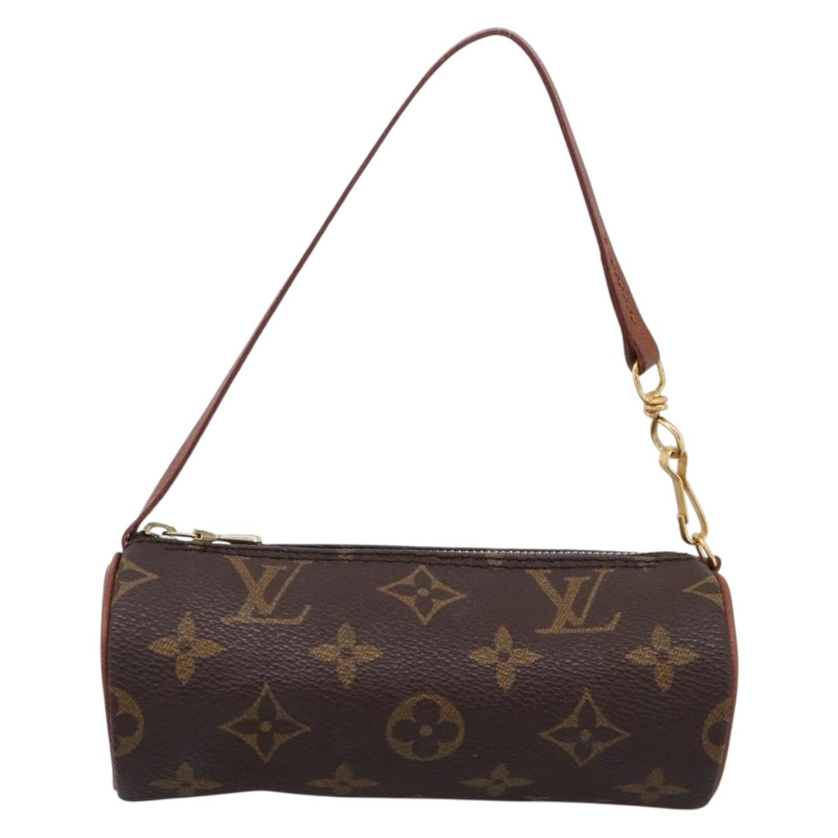 LOUIS VUITTON Monogram Papillon Pouch LV Auth 203668