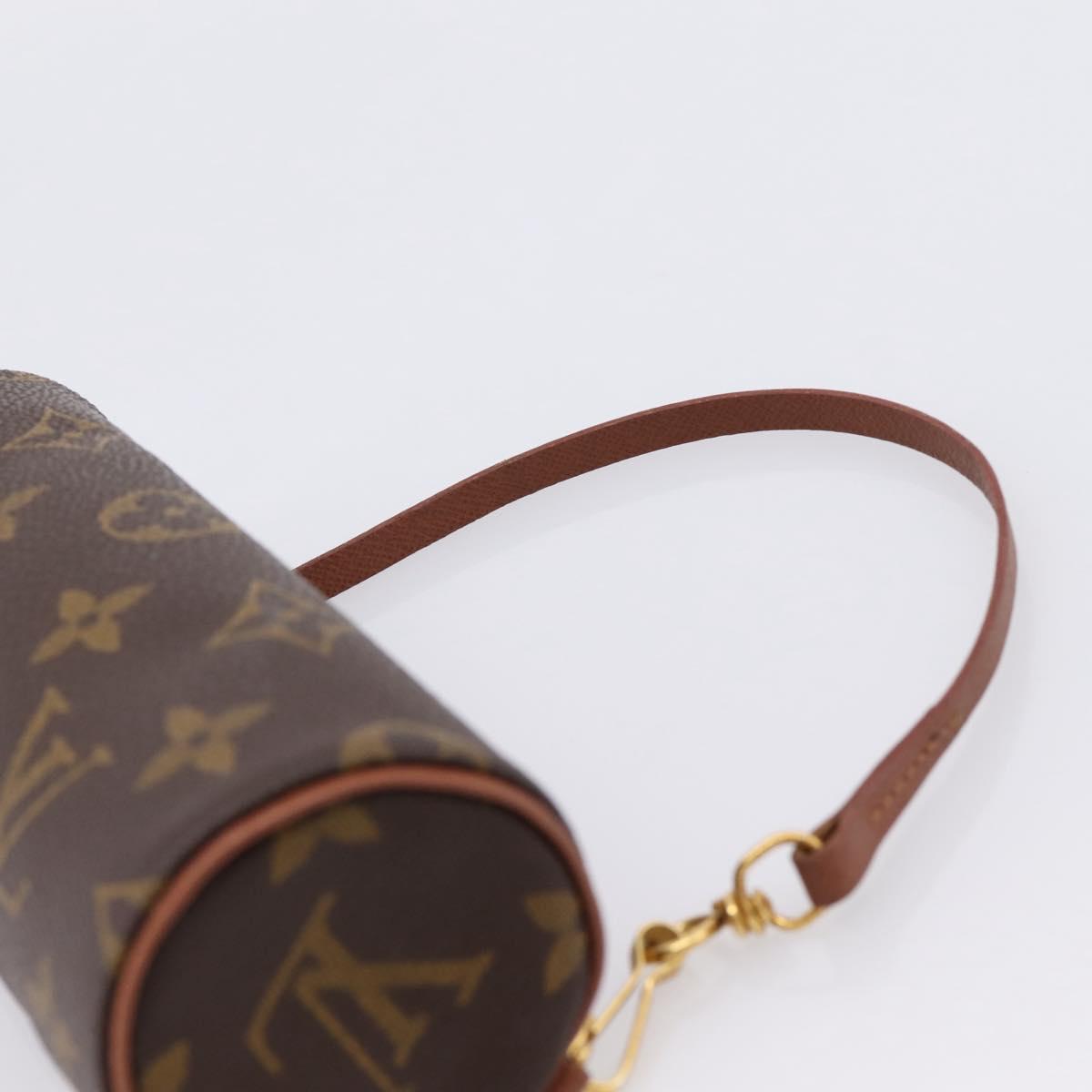 LOUIS VUITTON Monogram Papillon Pouch LV Auth 203668