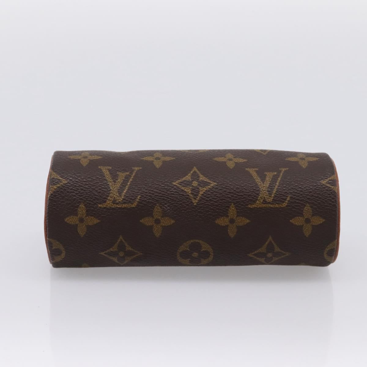 LOUIS VUITTON Monogram Papillon Pouch LV Auth 203668