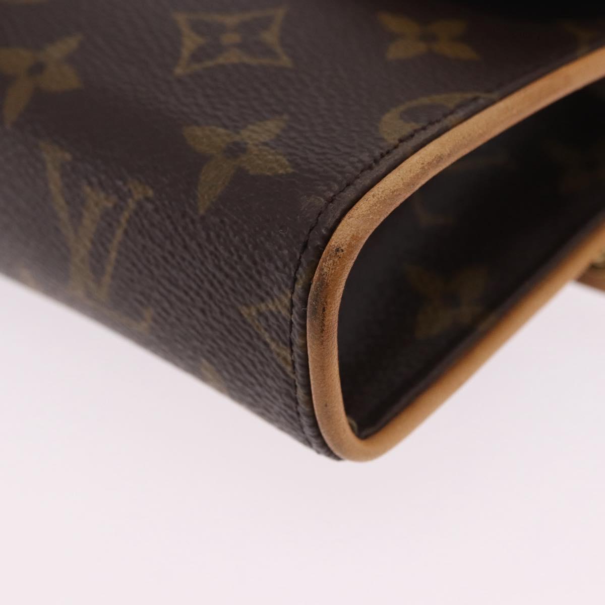 LOUIS VUITTON Monogram Pochette Florentine Waist Bag M51855 LV Auth 203670V