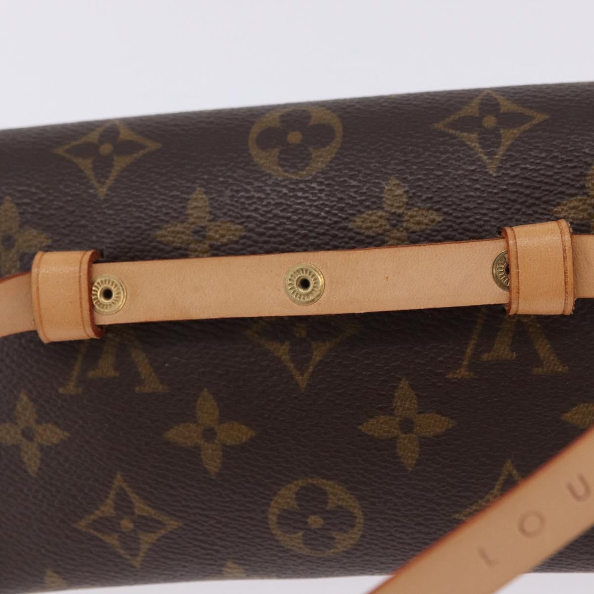 LOUIS VUITTON Monogram Pochette Florentine Waist Bag M51855 LV Auth 203670V