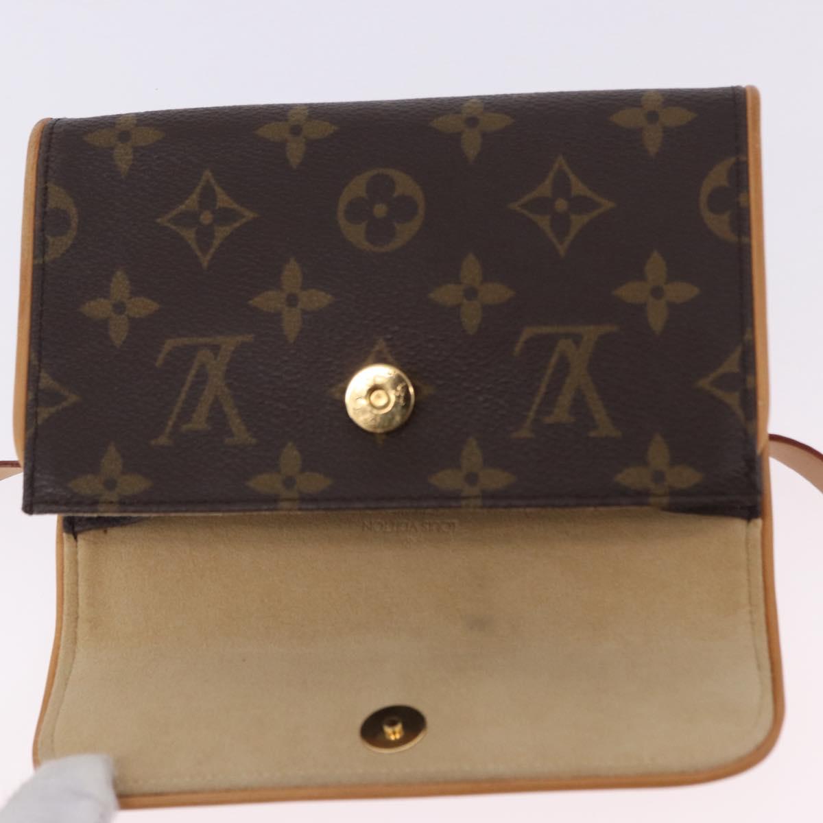 LOUIS VUITTON Monogram Pochette Florentine Waist Bag M51855 LV Auth 203670V