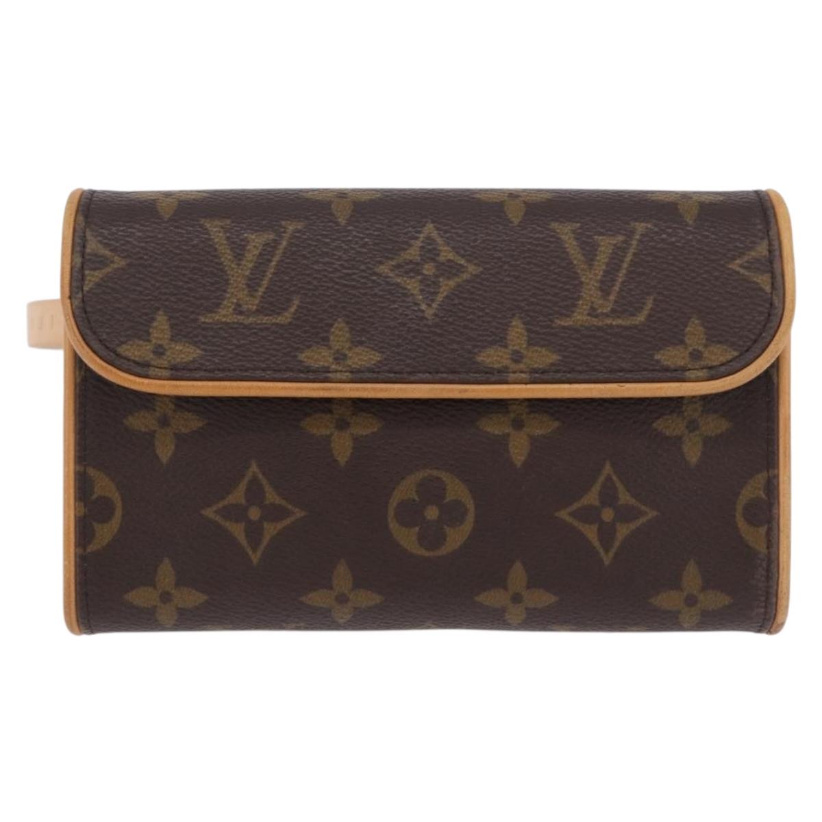 LOUIS VUITTON Monogram Pochette Florentine Waist Bag M51855 LV Auth 203670V