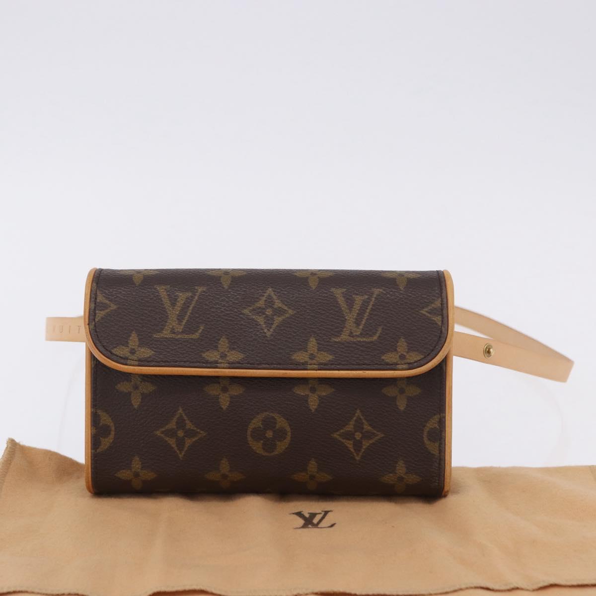 LOUIS VUITTON Monogram Pochette Florentine Waist Bag M51855 LV Auth 203670V