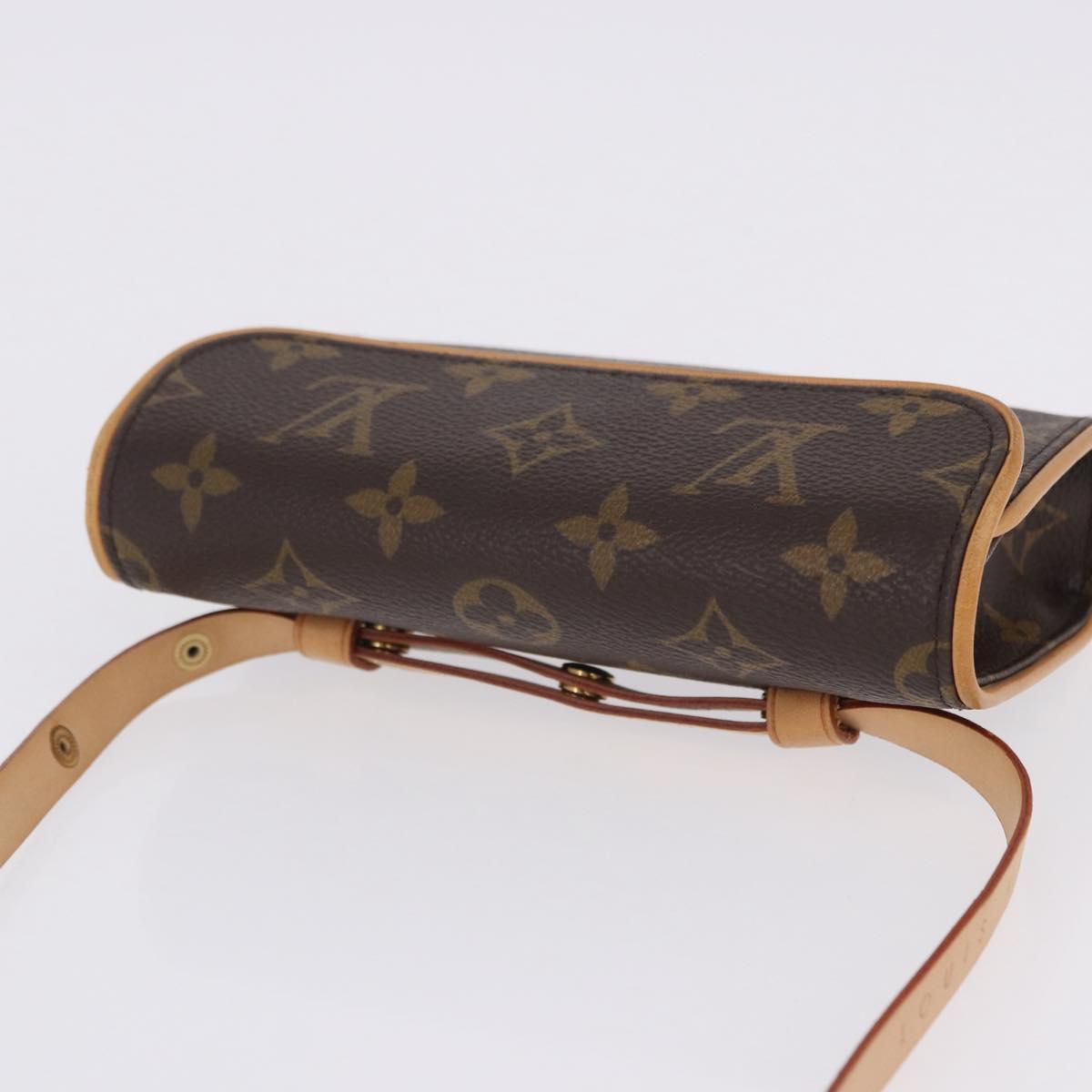 LOUIS VUITTON Monogram Pochette Florentine Waist Bag M51855 LV Auth 203670V