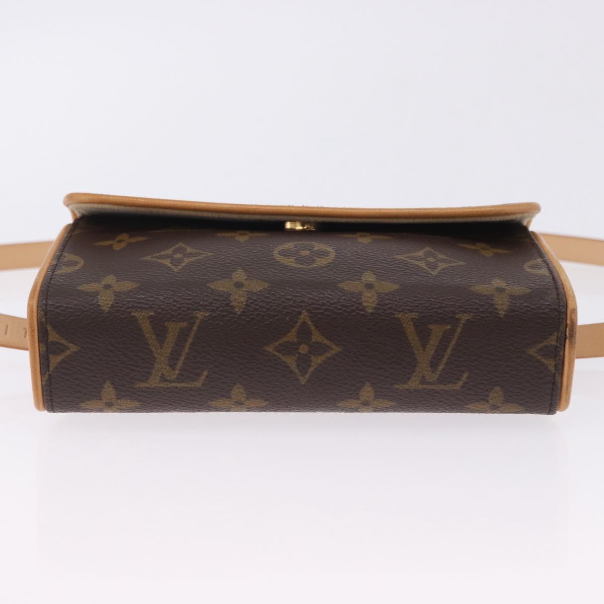LOUIS VUITTON Monogram Pochette Florentine Waist Bag M51855 LV Auth 203670V