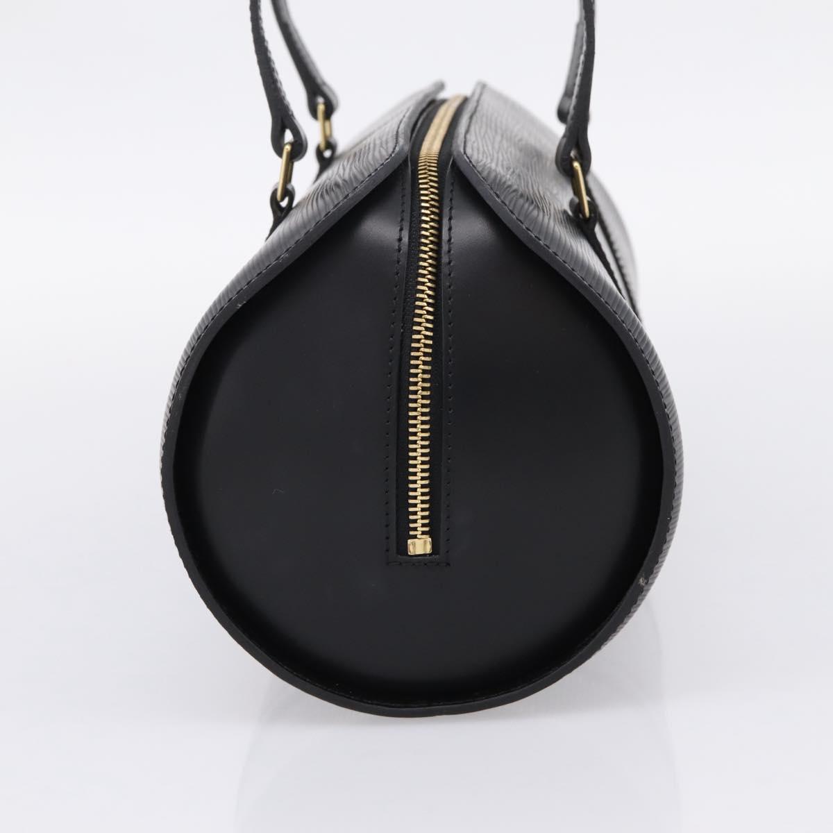 LOUIS VUITTON Epi Soufflot Hand Bag Black M52222 LV Auth 203679V