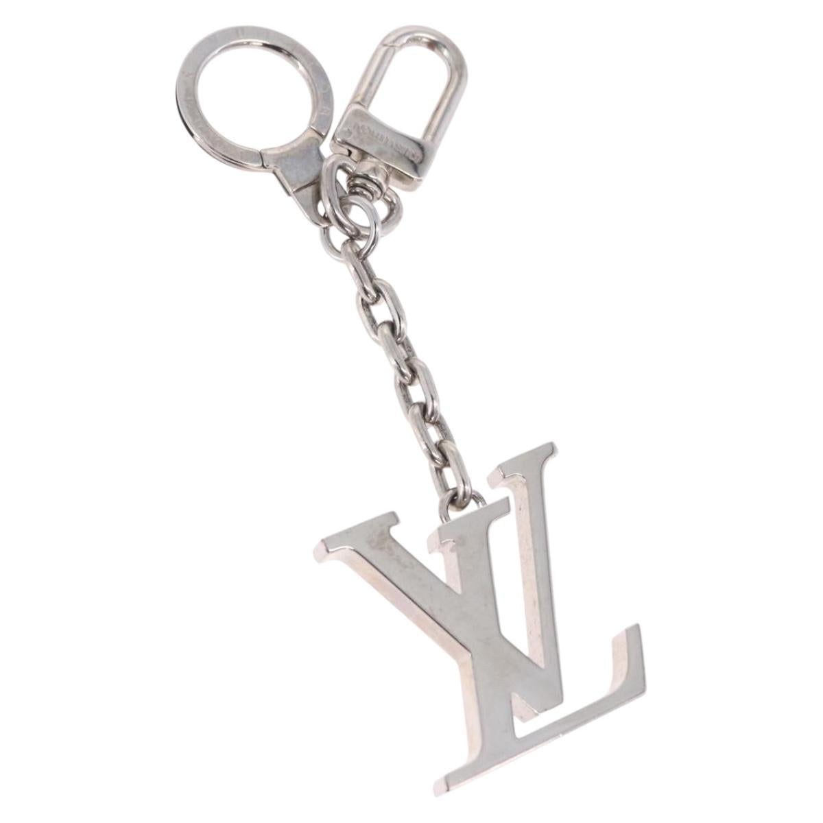 LOUIS VUITTON Porte Cre Printed Initials LV Charm Metal M65071 LV Auth 203696V
