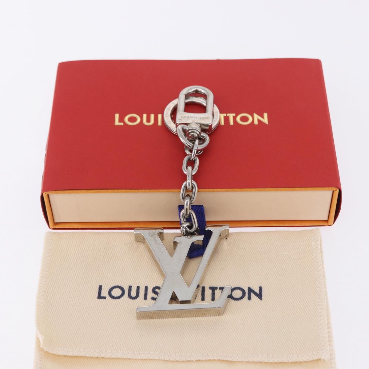 LOUIS VUITTON Porte Cre Printed Initials LV Charm Metal M65071 LV Auth 203696V