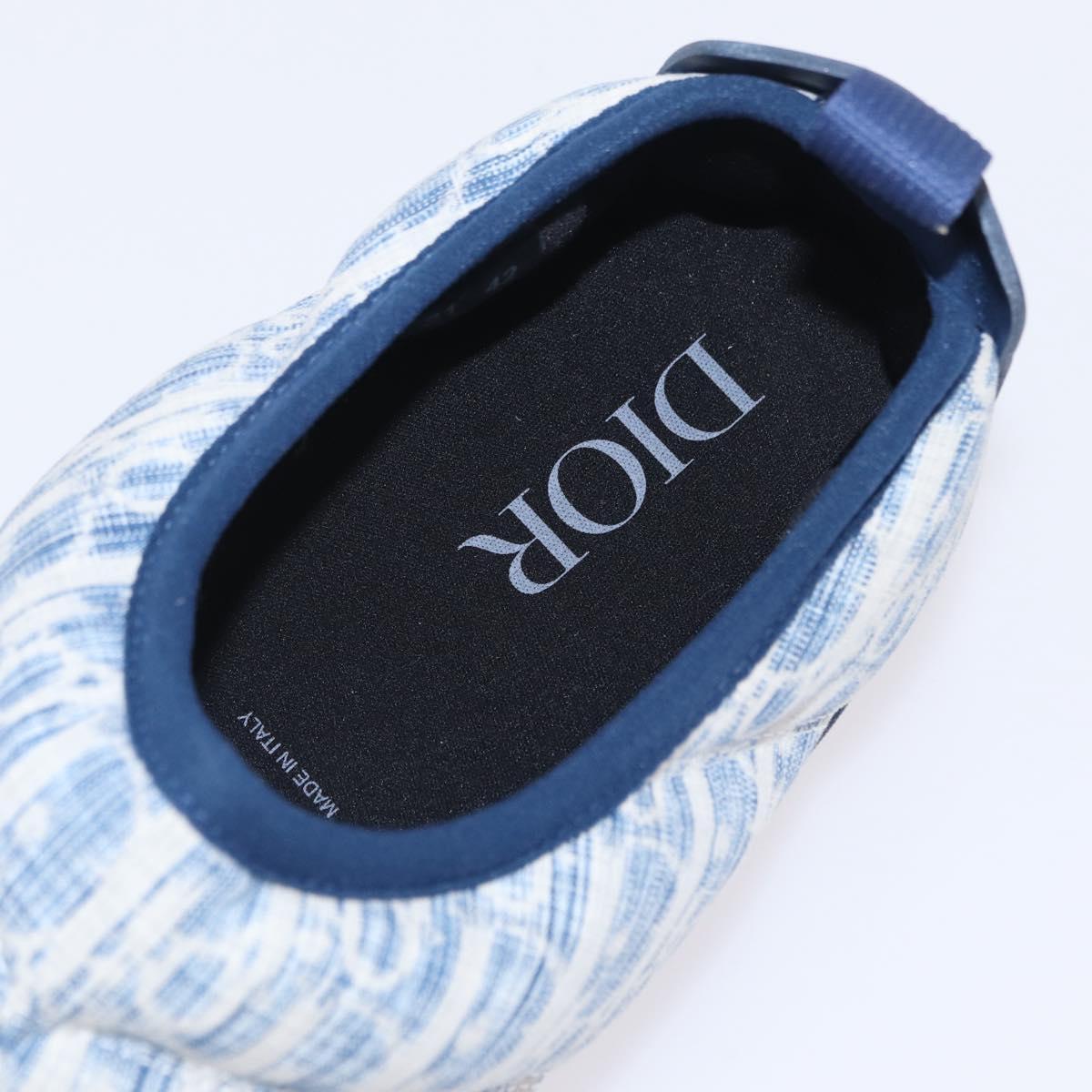 Christian Dior Snow Shoes Trotter Canvas Blue Auth 203701M