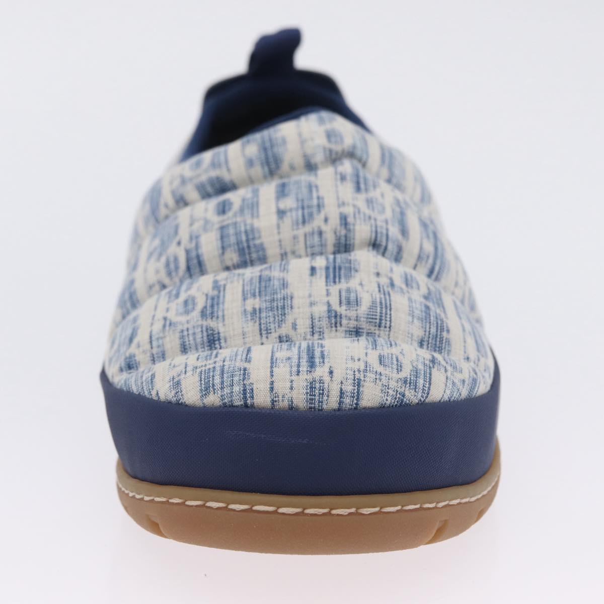 Christian Dior Snow Shoes Trotter Canvas Blue Auth 203701M