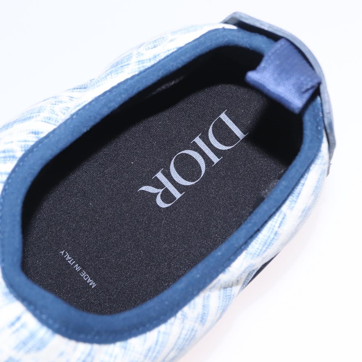 Christian Dior Snow Shoes Trotter Canvas Blue Auth 203701M