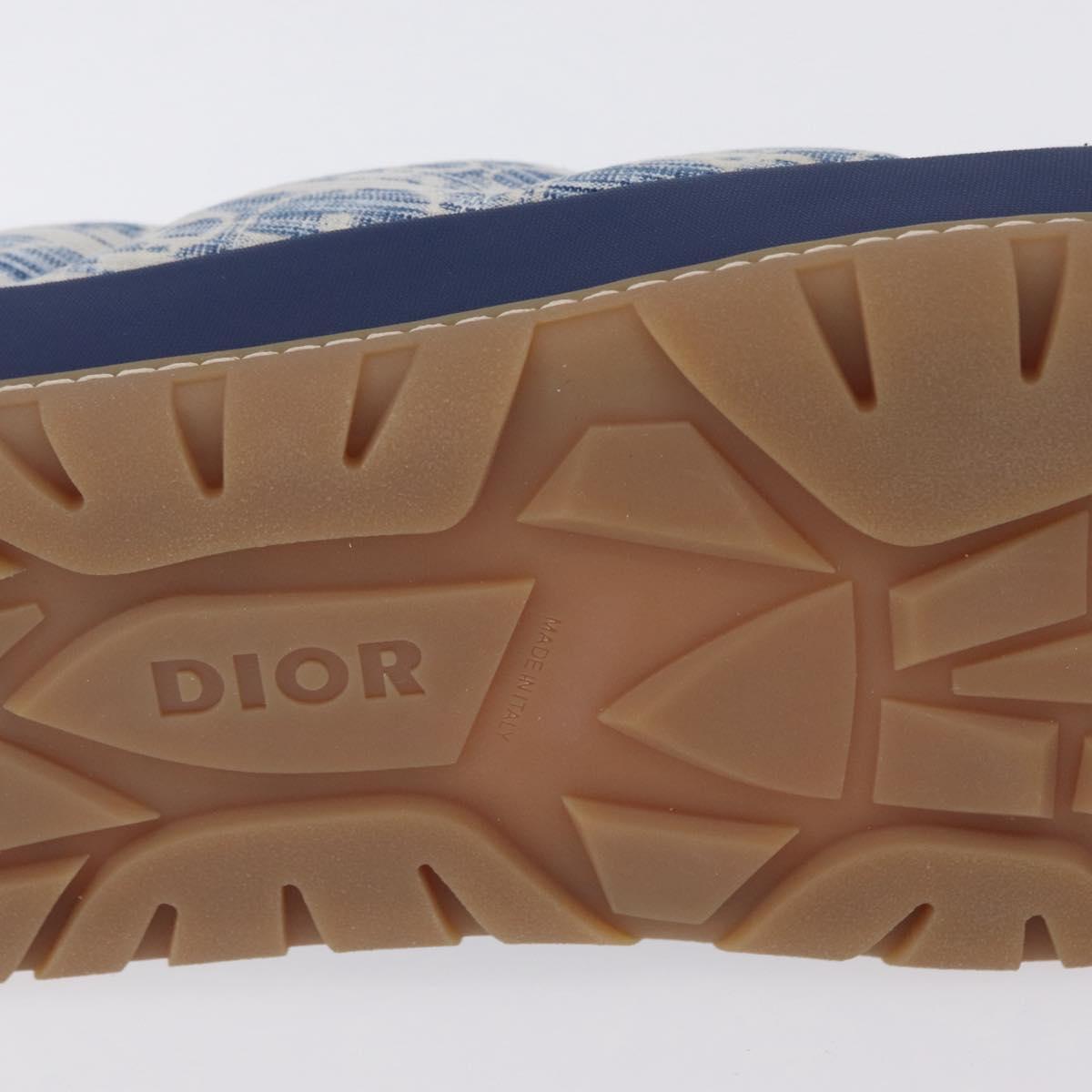 Christian Dior Snow Shoes Trotter Canvas Blue Auth 203701M