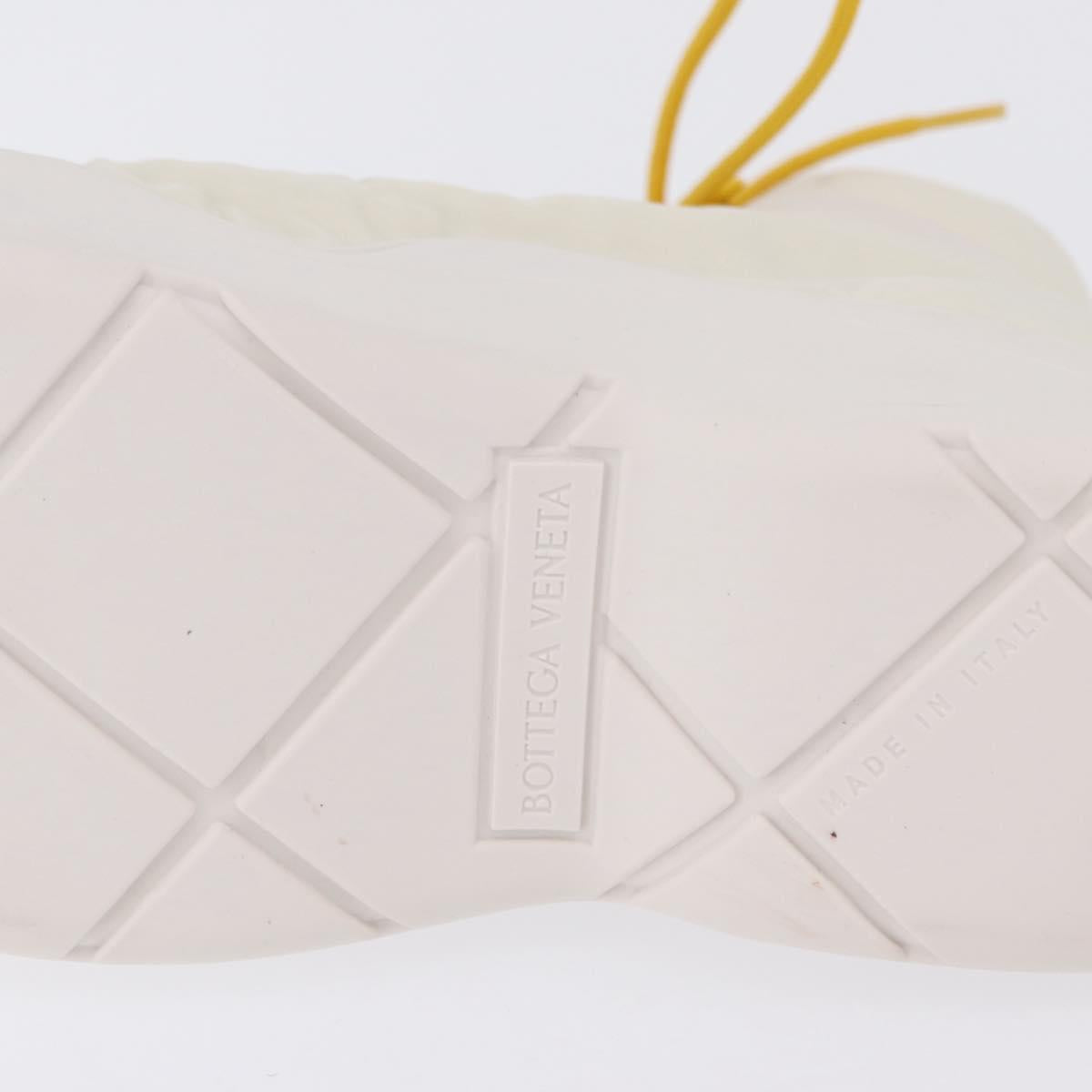 BOTTEGA VENETA Paddle Bomber Boule Shoes Nylon 36 Ivory Auth 203702M