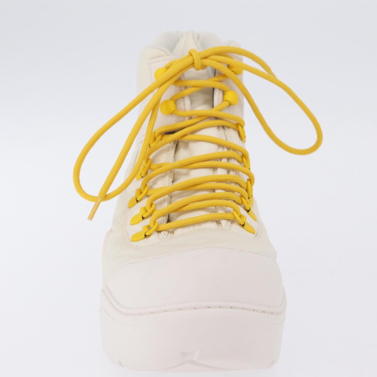 BOTTEGA VENETA Paddle Bomber Boule Shoes Nylon 36 Ivory Auth 203702M