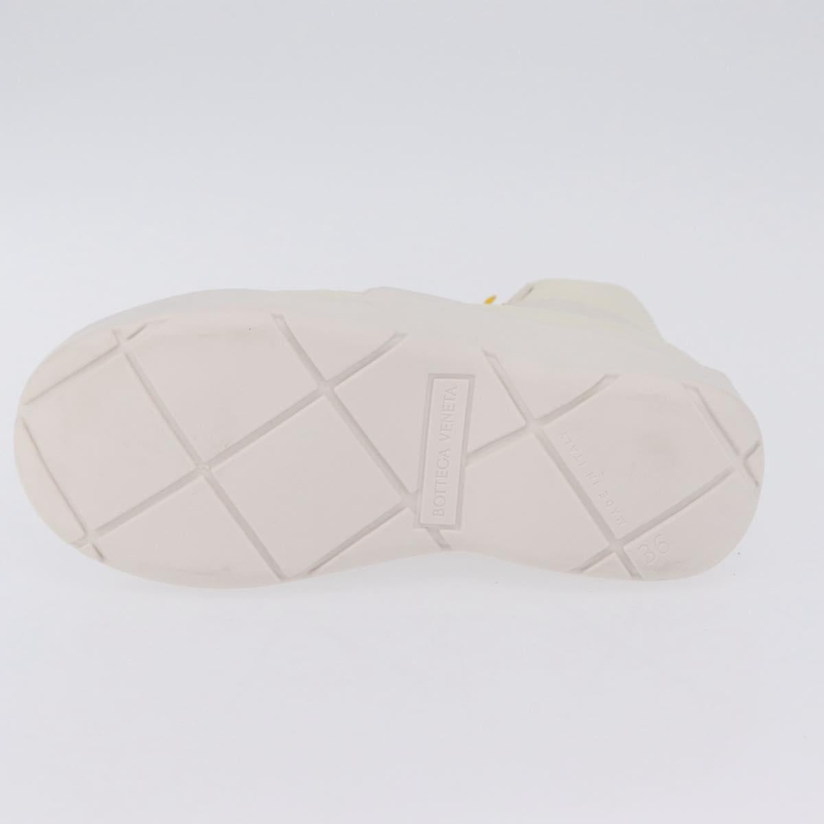 BOTTEGA VENETA Paddle Bomber Boule Shoes Nylon 36 Ivory Auth 203702M