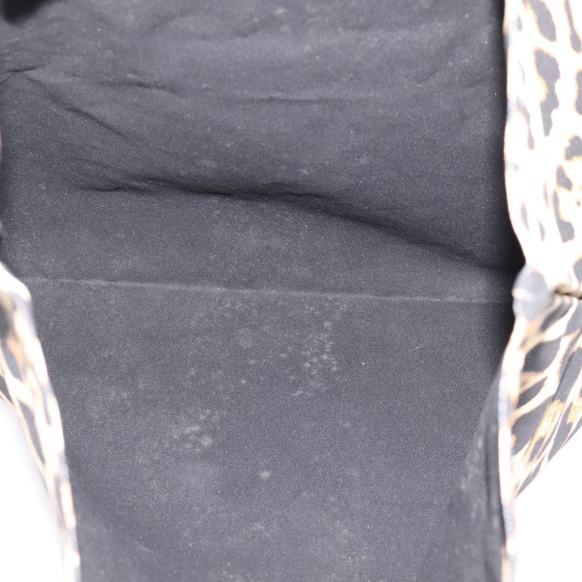 SAINT LAURENT Tote Bag Canvas Beige Auth 203704A