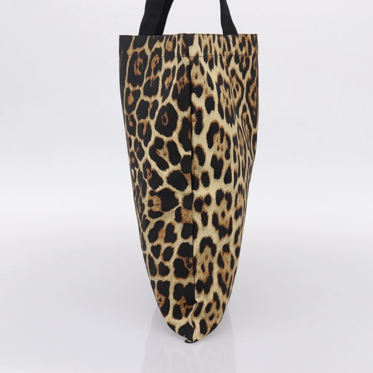 SAINT LAURENT Tote Bag Canvas Beige Auth 203704A